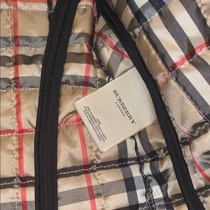 Burberry quilted jacket size 10